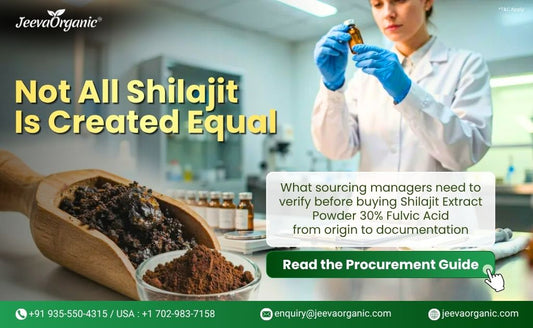  procurement guide for quality verification of Shilajit powder.
