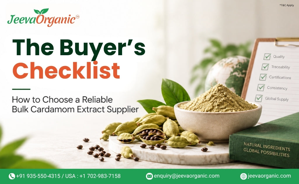 How to Choose a Reliable Bulk Cardamom Extract Supplier: A Buyer's Checklist
