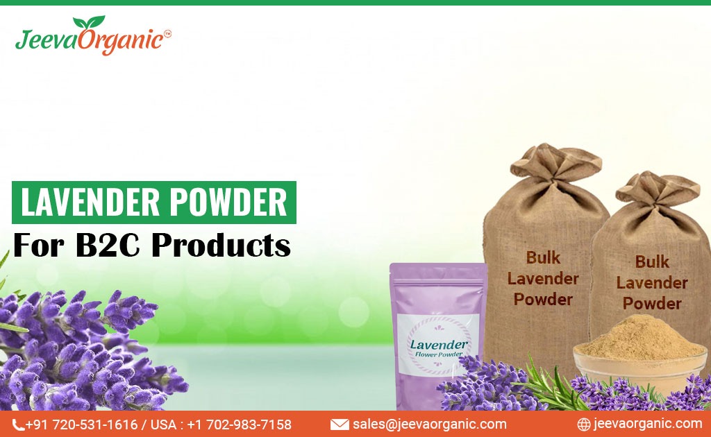 Lavender Flower Powder for B2C Products