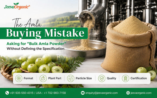 Bulk organic amla powder sourcing guide for manufacturers