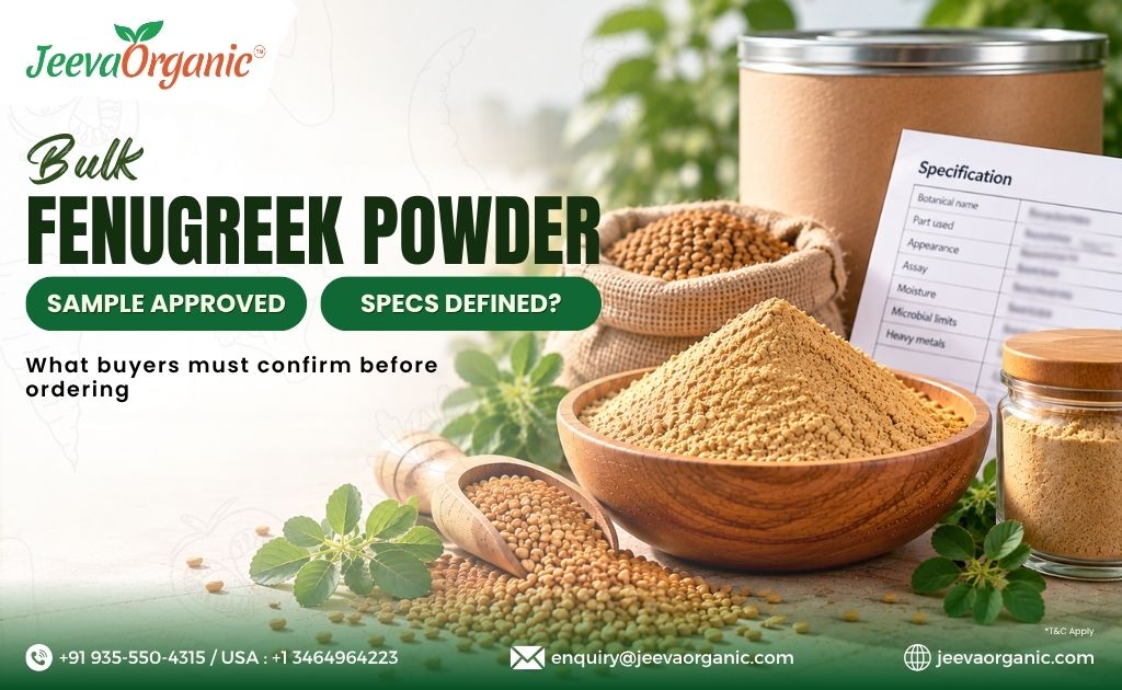 Bulk Fenugreek Powder: Specifications to Define Before Ordering