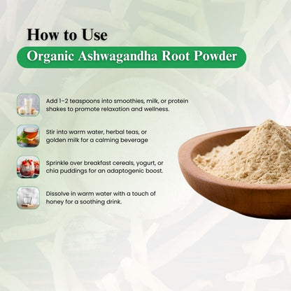 Organic Ashwagandha Root Powder