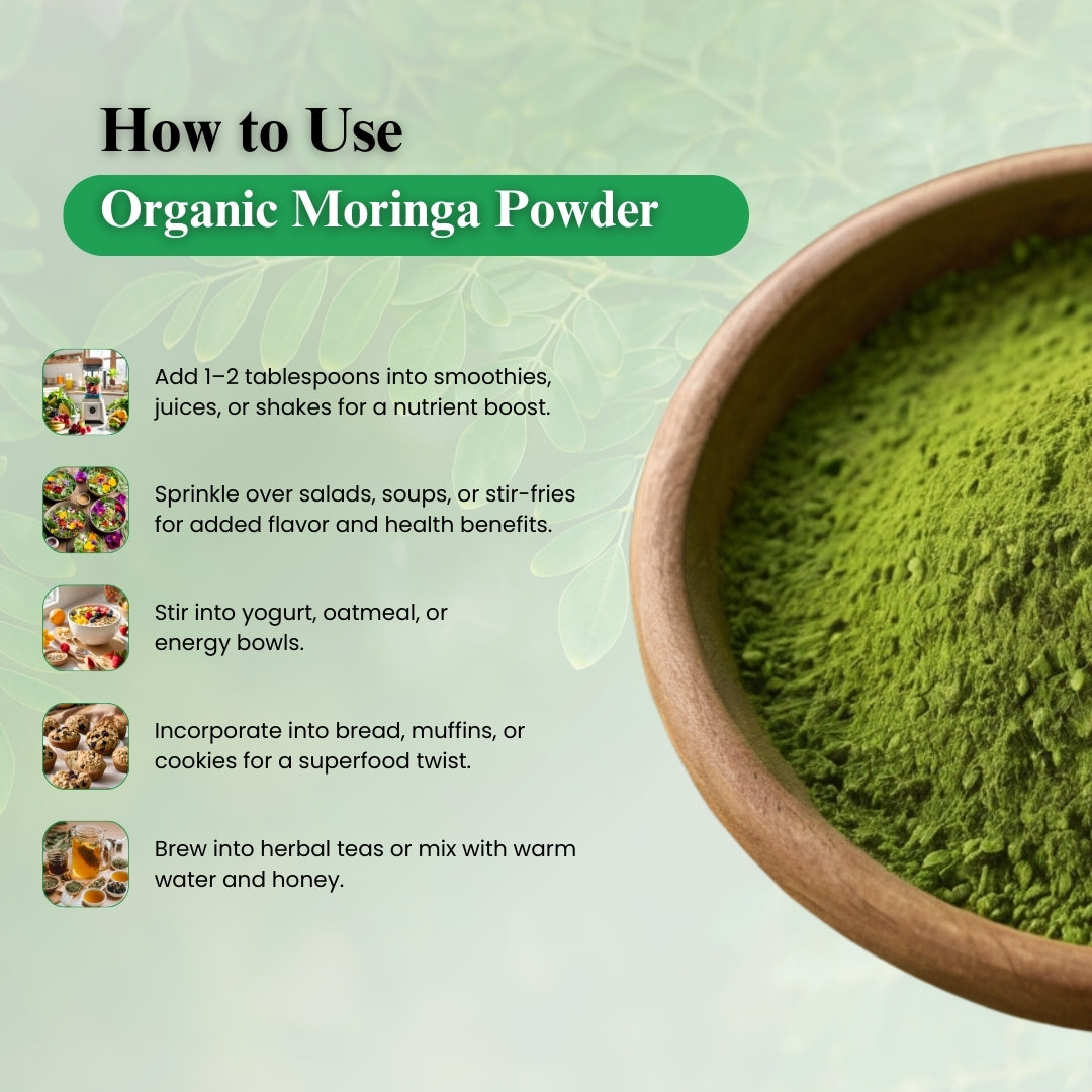 Organic Moringa Leaf Powder