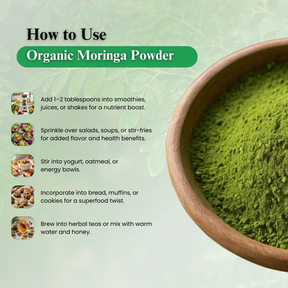 Organic Moringa Leaf Powder