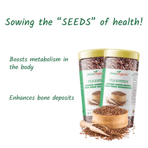 Flaxseed - Showing the SEEDS of healthy!