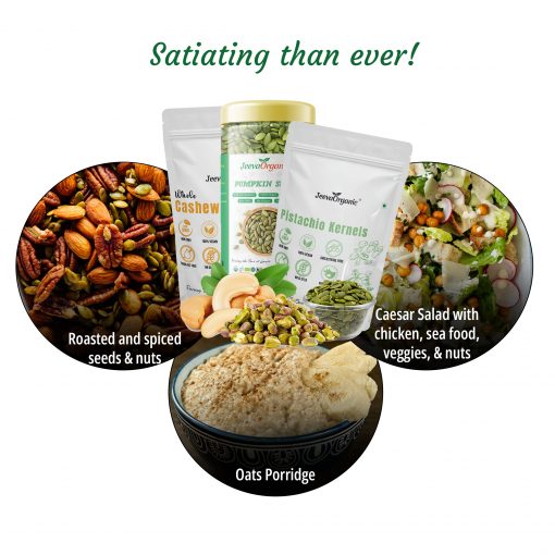 Satiating than ever! Cashew, American Pistachio Kernels and Pumpkin Seeds