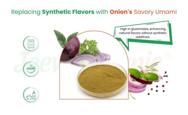 Replacing Synthetic Flavors with Onion's Savory Umami